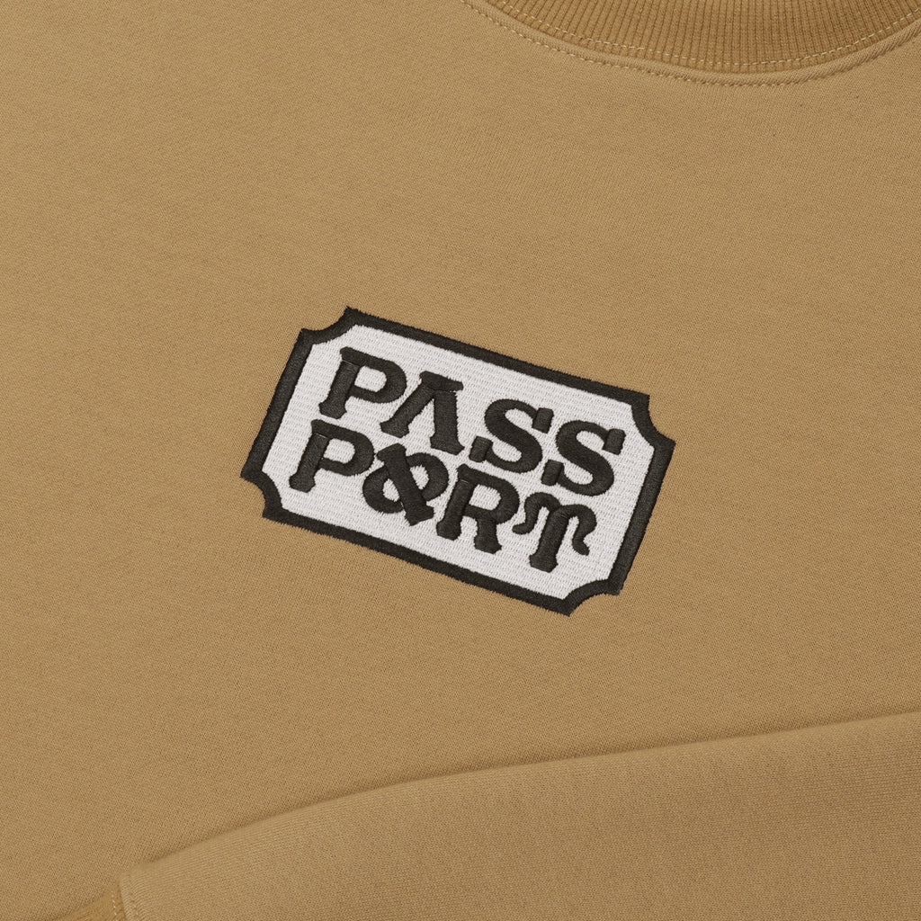 Pass~Port Yearbook Logo Sweater (Dark Mustard)