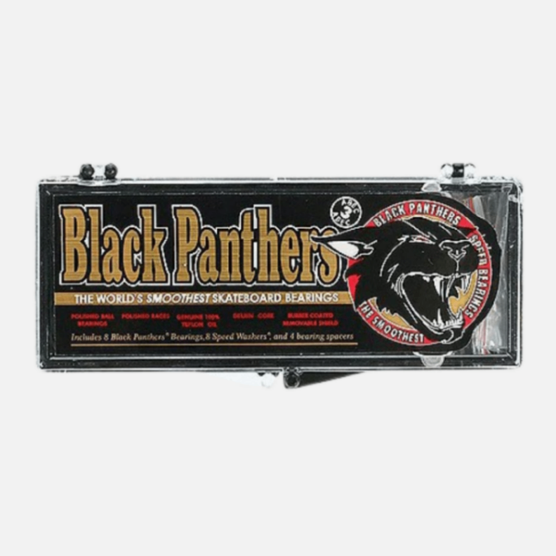 Shorty's Black Panther Bearings Abec 3 Black