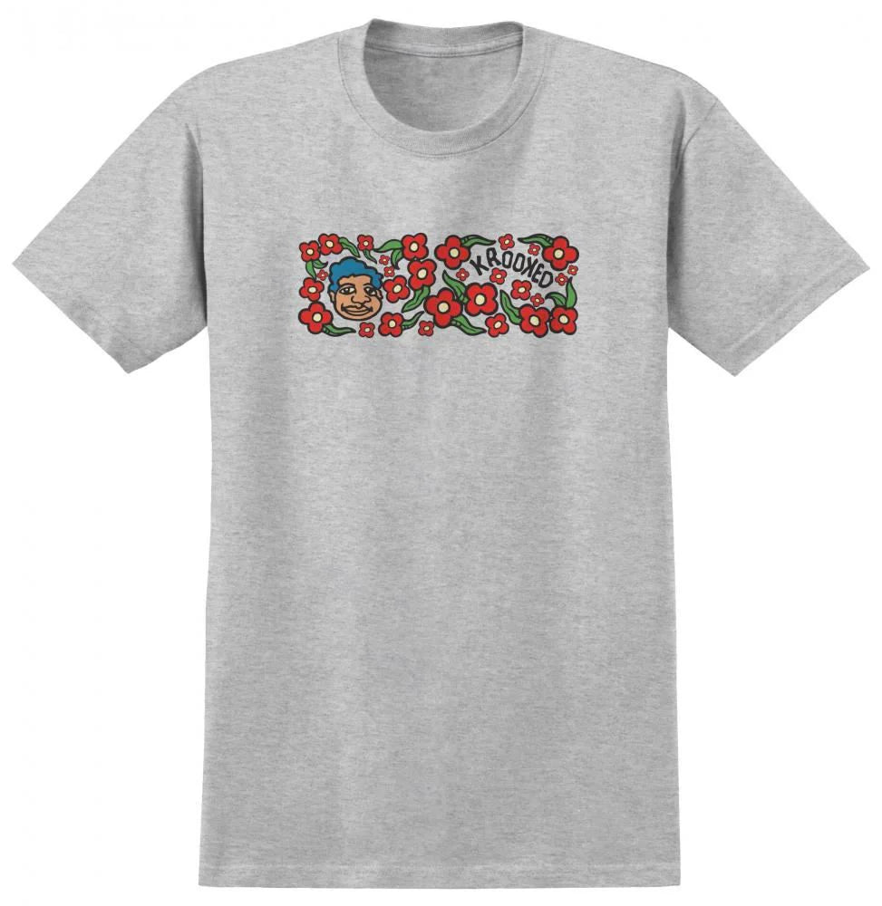 Krooked T-Shirt Sweatpants Redux Heather Grey