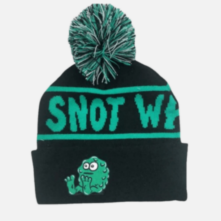 Snot Wheel Co. Booger Bobble Beanie - Black