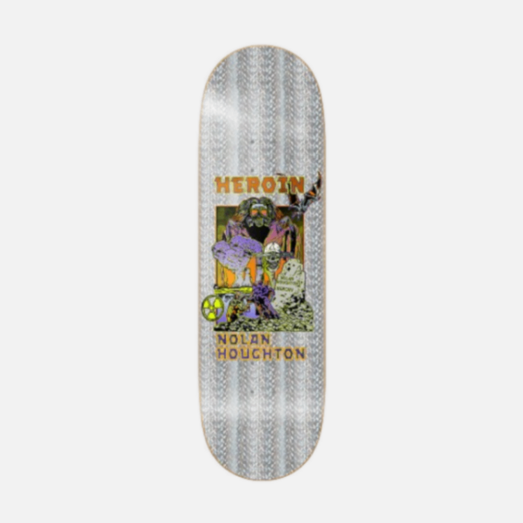 Heroin Skateboards - 9.5" Nolan Houghton Hellscape Skateboard Deck