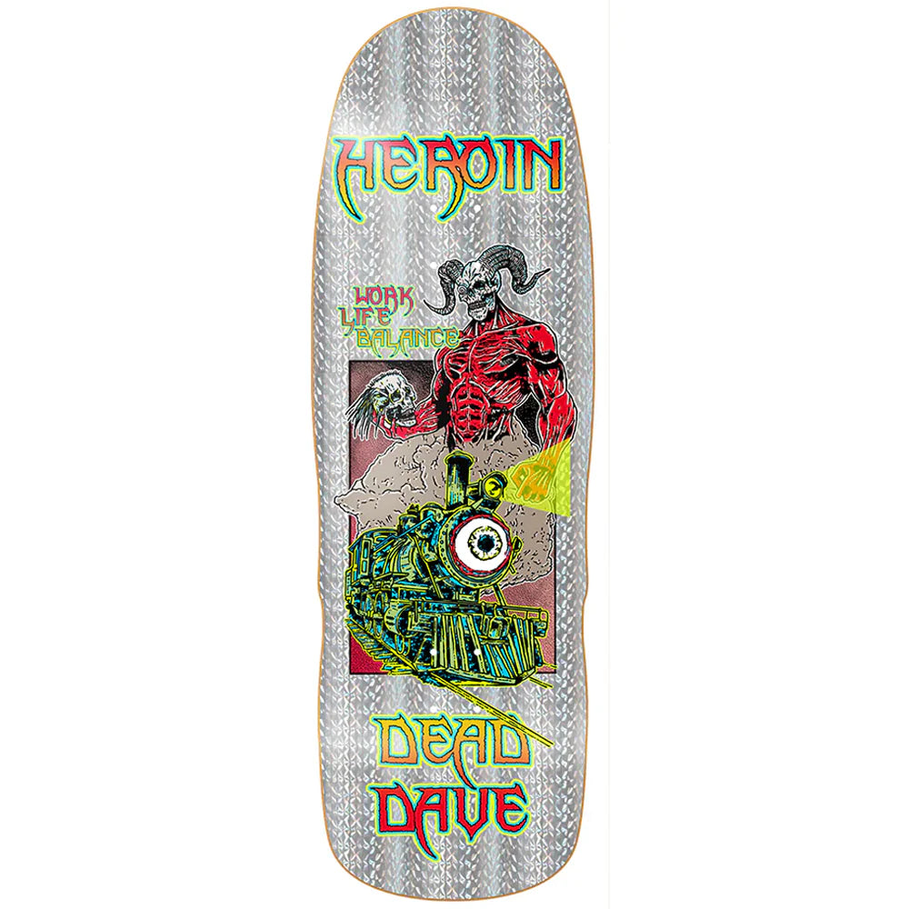 Heroin Skateboards Dead Dave Hellscape Deck 10.1