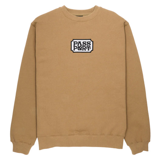 Pass~Port Yearbook Logo Sweater (Dark Mustard)