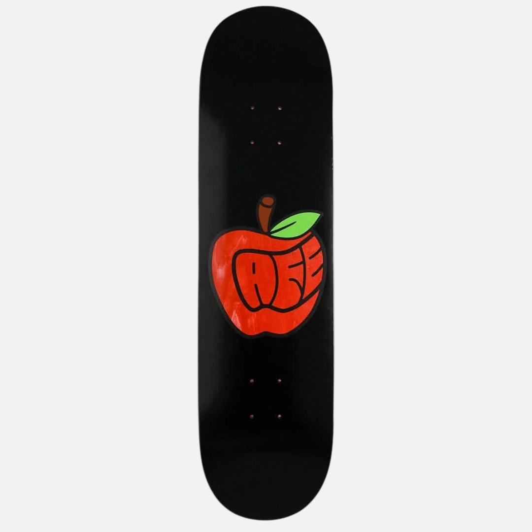 Skateboard Cafe "Pink Lady" Skateboard Deck - Black/Red 8"