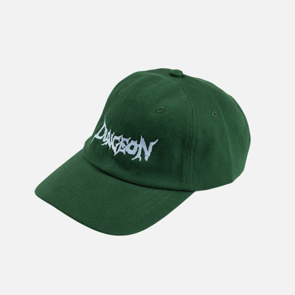 Brushed Canvas Cap - Kelly Green/Light Blue