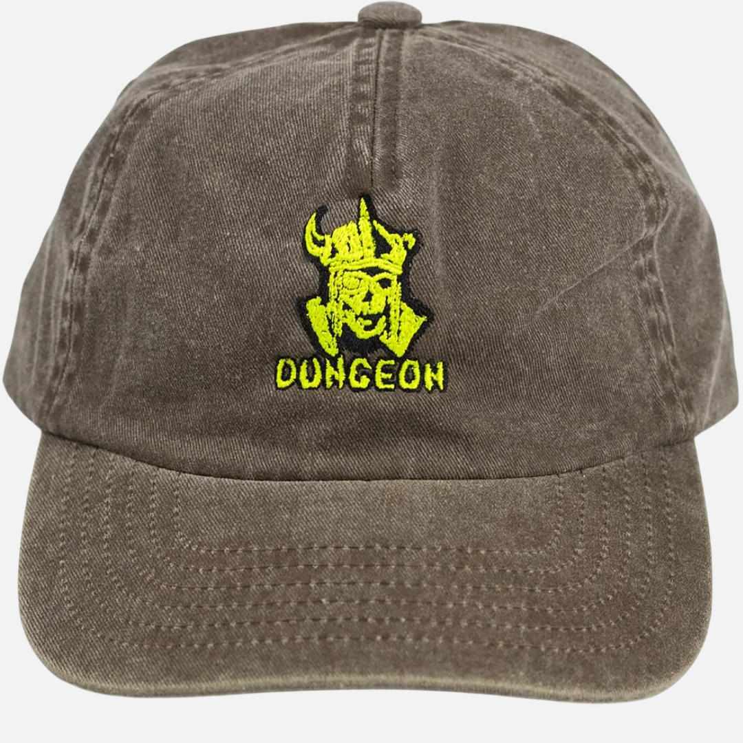 Dungeon Gateway Riddle Master Cap Vintage Brown
