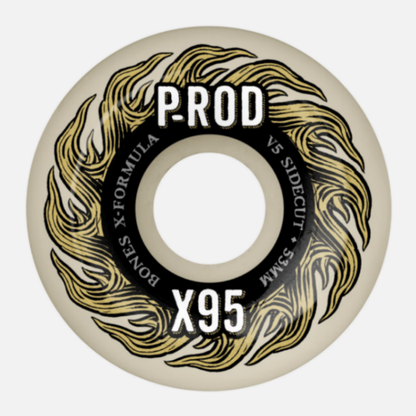 BONES Wheels X-Formula P-Rod Pro 53mm x 31mm V5 Sidecut 95A