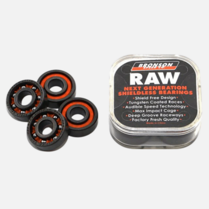 Bronson Speed Co. Bearings Raw (Pack of 8) 8 MM