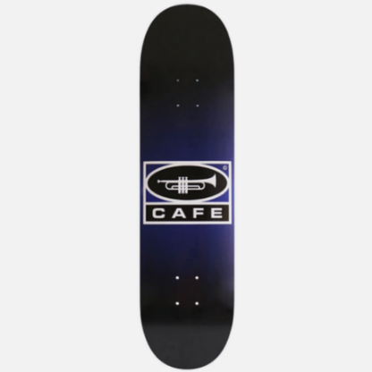 Skateboard Cafe Trumpet Logo Deck - Navy/Black Fade 8.125"