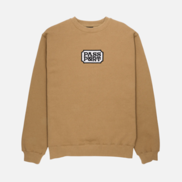 Pass~Port Yearbook Logo Sweater (Dark Mustard)