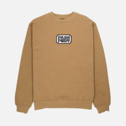 Pass~Port Yearbook Logo Sweater (Dark Mustard)
