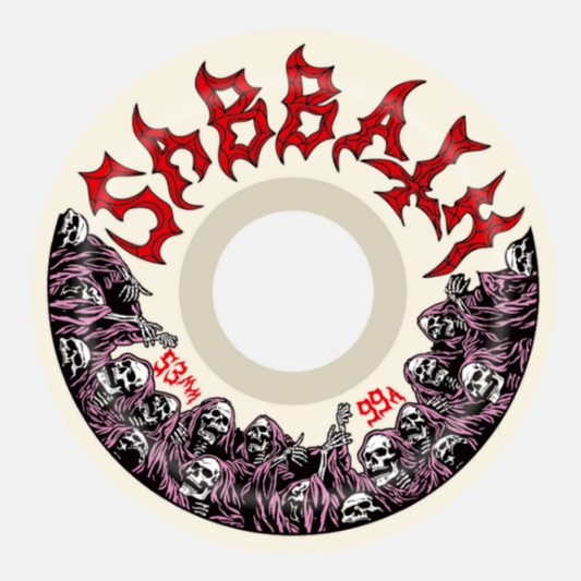 Sabbath Wheels - Rising Dead II - 53mm Conical - Devil's Formula Wheel - 99a