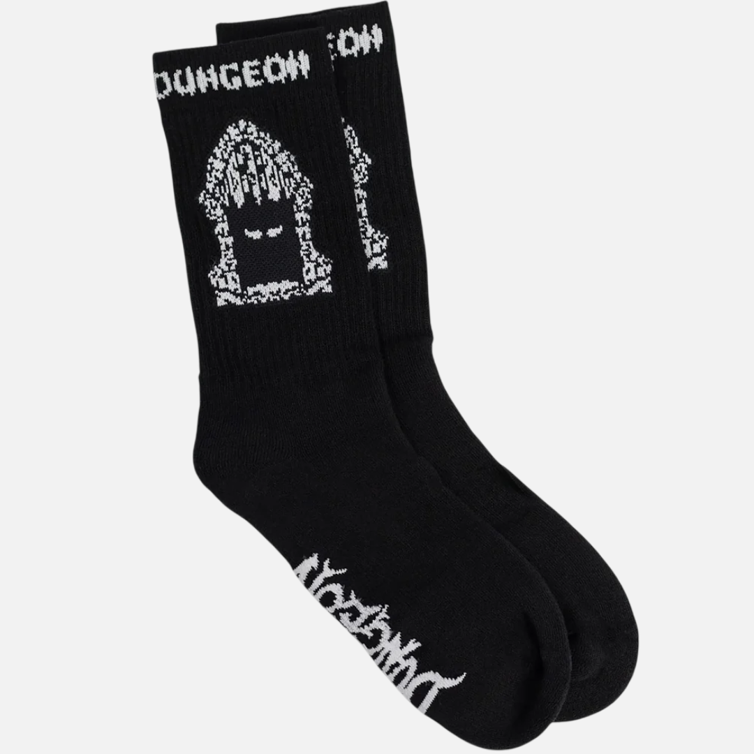 Dungeon Gateway Portcullis Socks Black