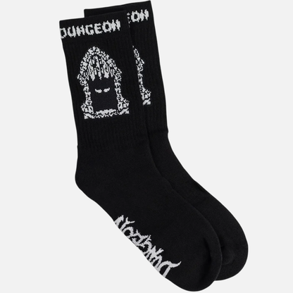 Dungeon Gateway Portcullis Socks Black