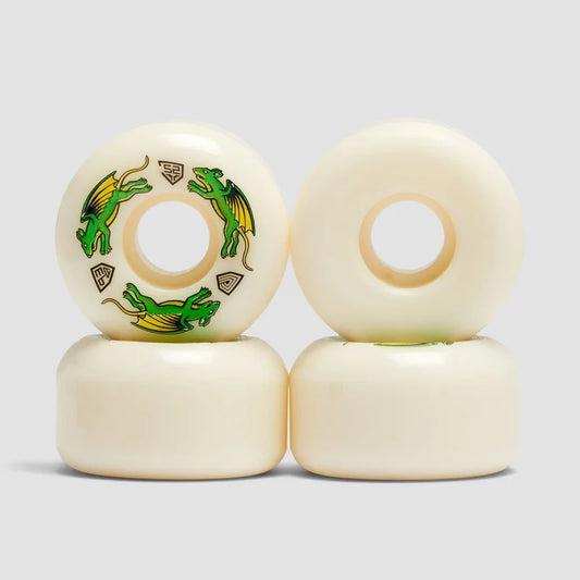 Powell Peralta Dragon Formula Nano Rats 97A V5 Skateboard Wheels White 52x 30mm