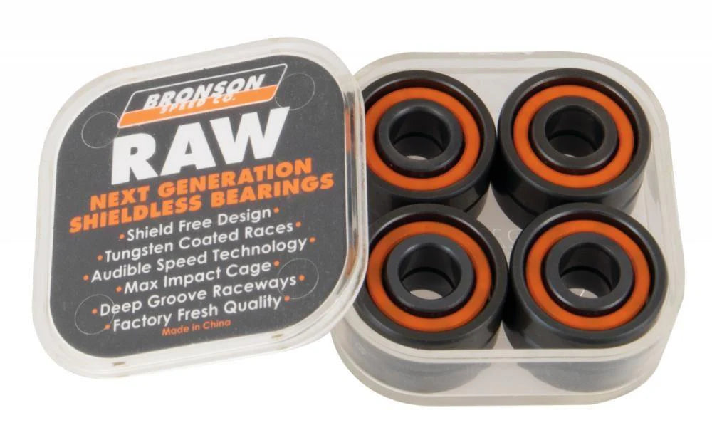 Bronson Speed Co. Bearings Raw (Pack of 8) 8 MM