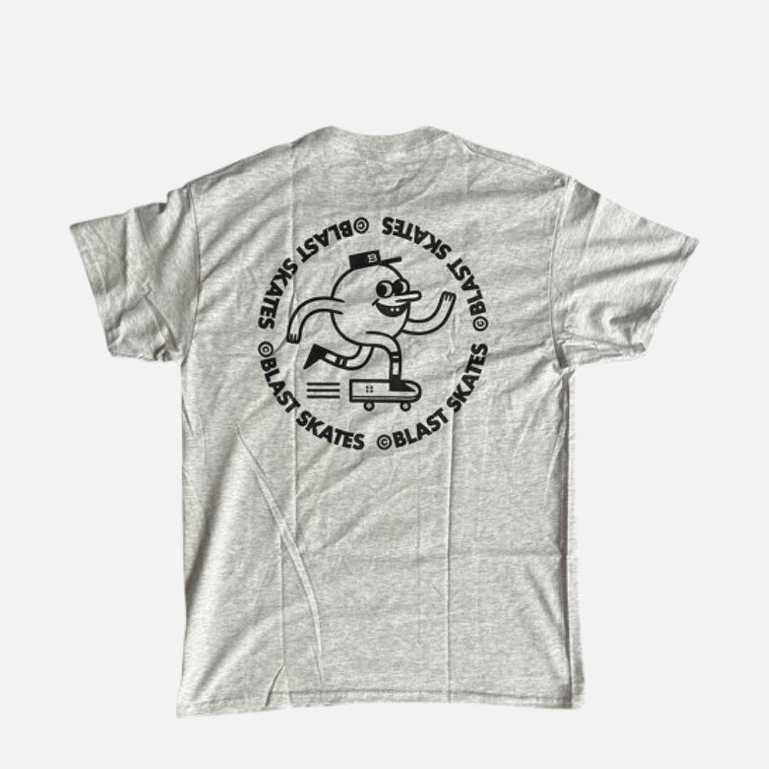 Classic Round Logo - T-Shirt - Grey