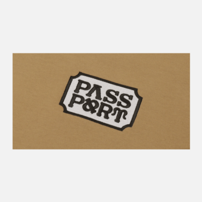 Pass~Port Yearbook Logo Sweater (Dark Mustard)