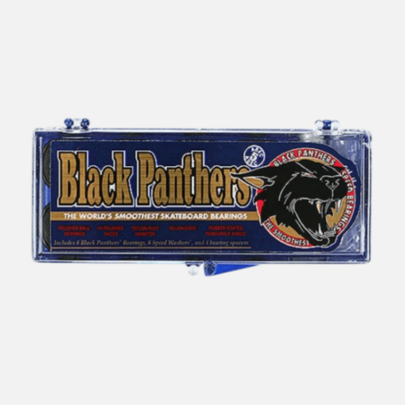 Shorty's Black Panther Bearings ABEC 5 Blue