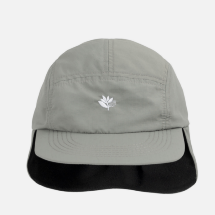 Magenta Reversible Flap Hat Natural / Black