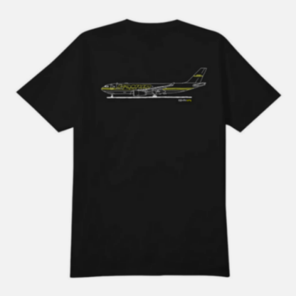 5Boro Cargo Plane Short Sleeve Tee Black