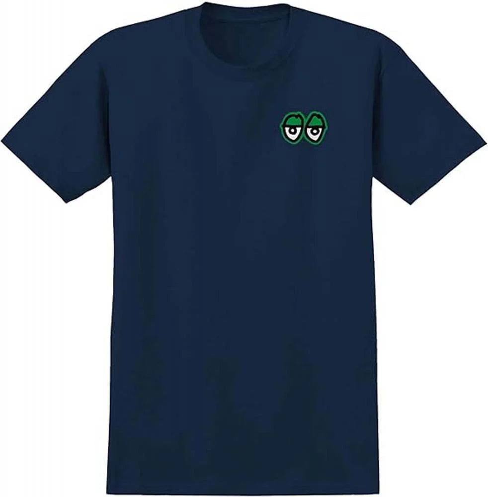 Krooked T-Shirt Strait Eyes Navy/Green