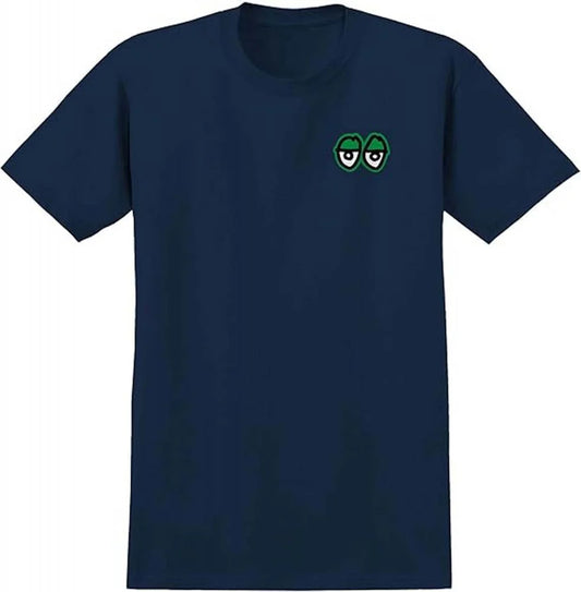 Krooked T-Shirt Strait Eyes Navy/Green