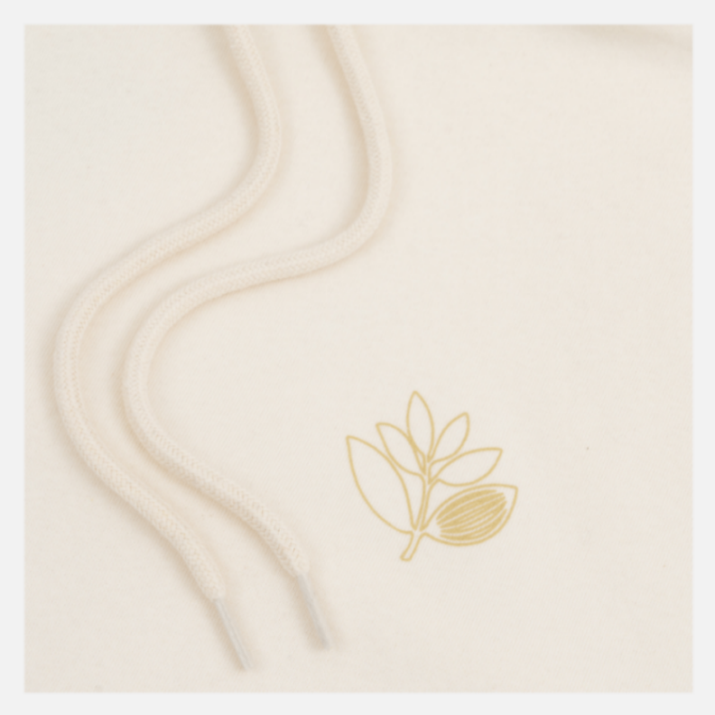 Magenta Outline Hoodie Natural