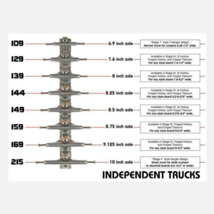 Indy Hollow Forged Truck Stage 11 Mid Silver 144 MM