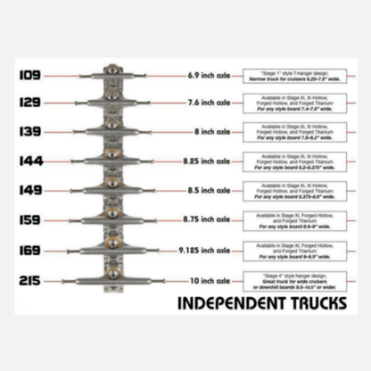 Indy Hollow Forged Truck Stage 11 Mid Silver 149 MM
