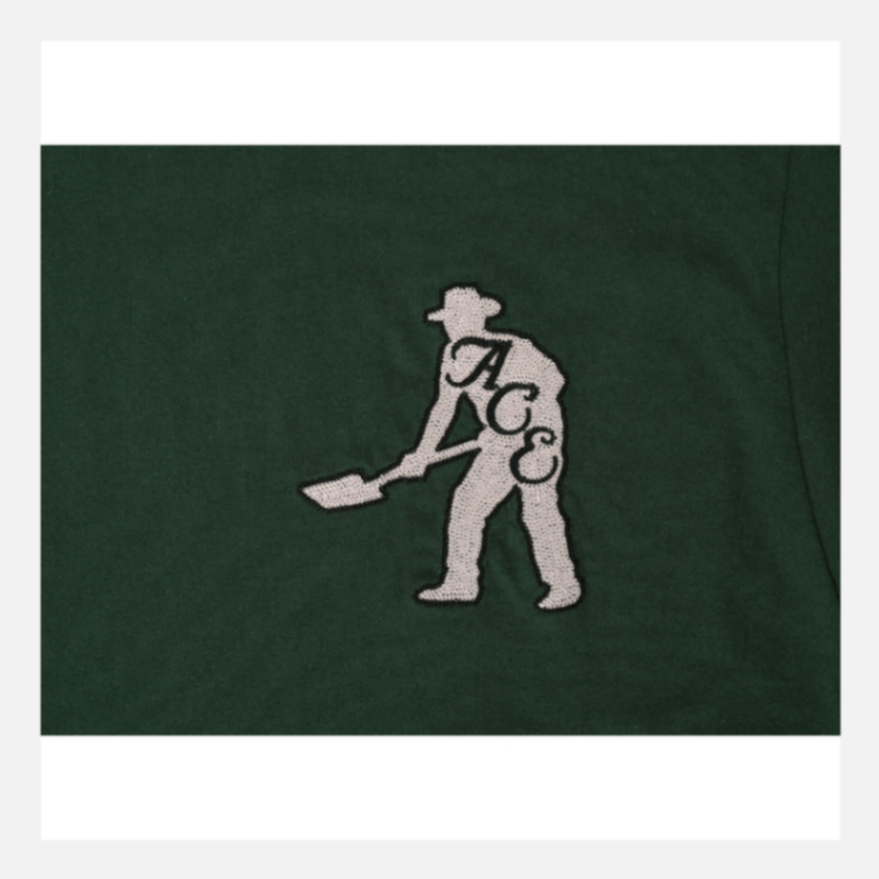Ace x Passport '& Spade' Tee - Forest Green
