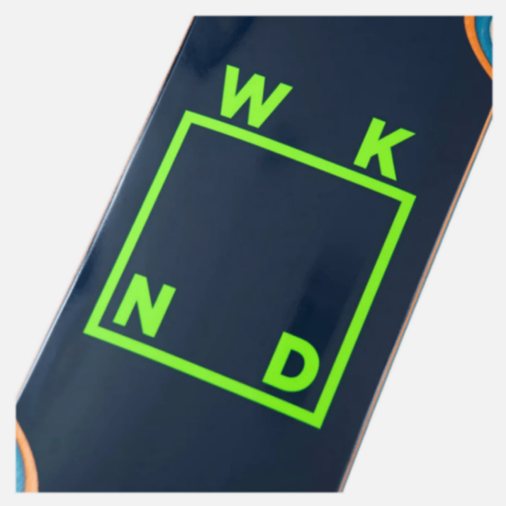 WKND Navy/Green Logo CS (Medium Concave) Skateboard Deck - 8.25"