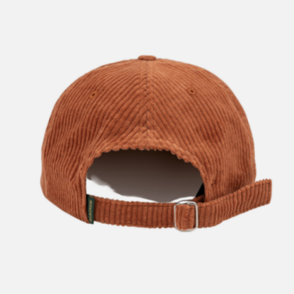 Magenta Tonal Cord Hat Cognac