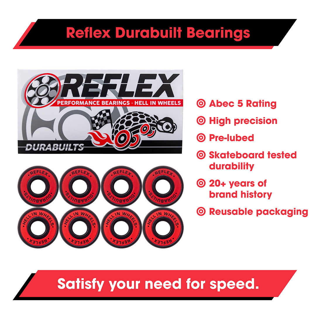 Reflex DURABUILT BEARINGS Red/Black
