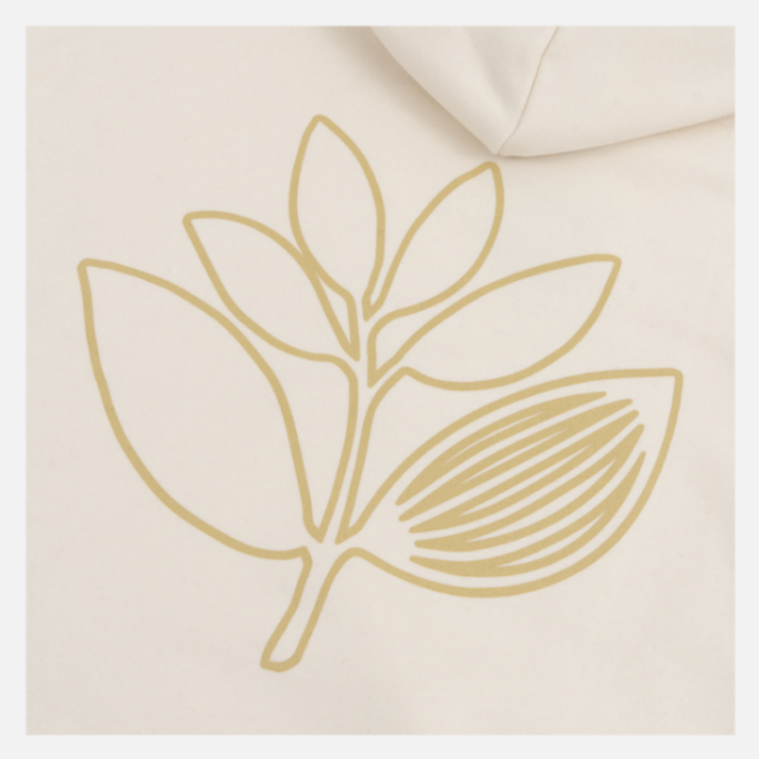 Magenta Outline Hoodie Natural