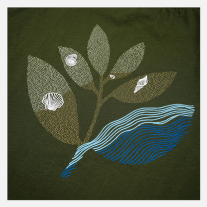 Magenta Playa Tee - Khaki