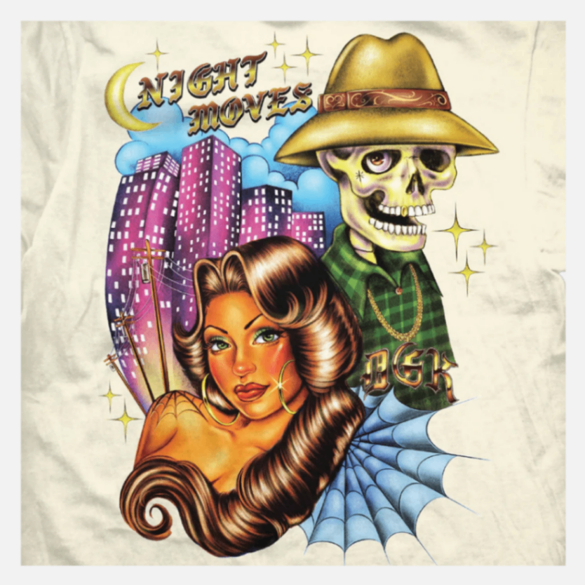 DGK Night Moves Tee Sand