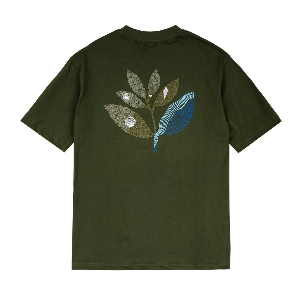 Magenta Playa Tee - Khaki