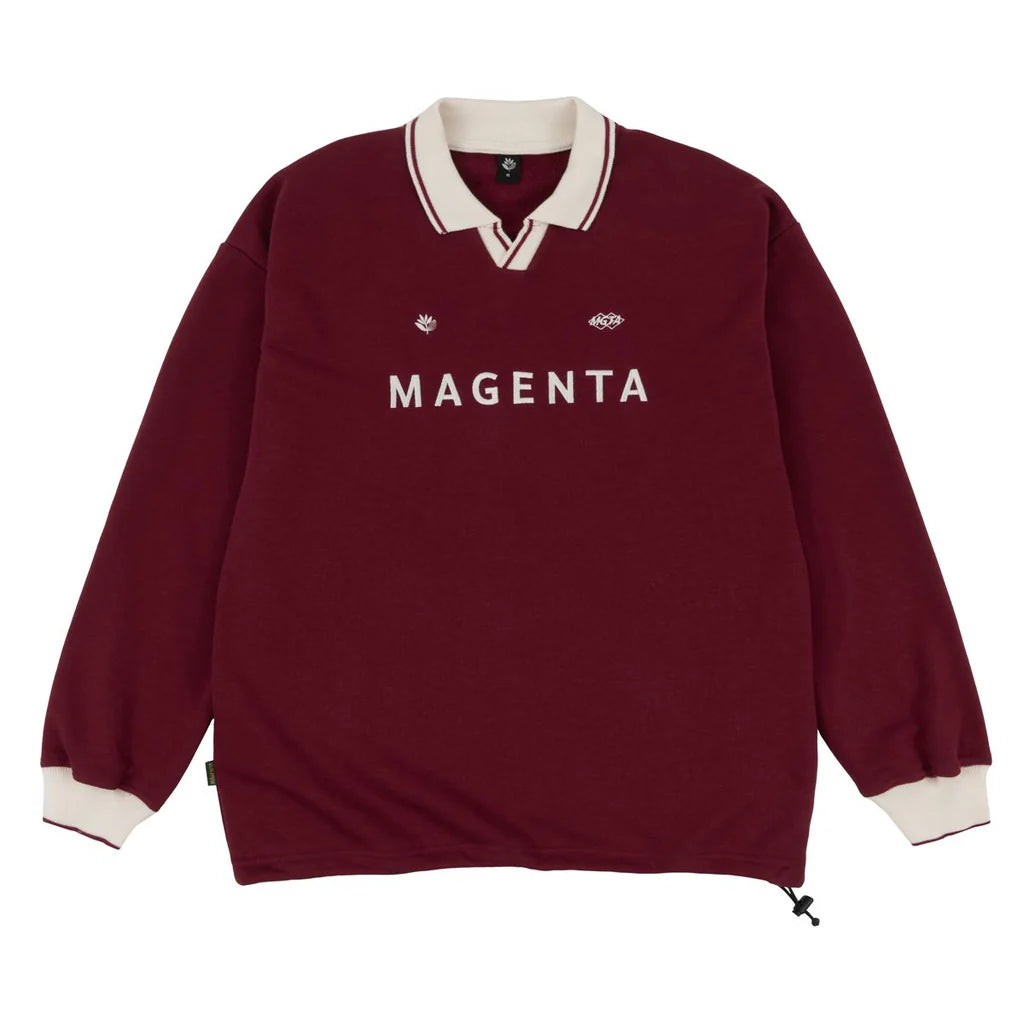 Magenta Rimet Polo Burgundy