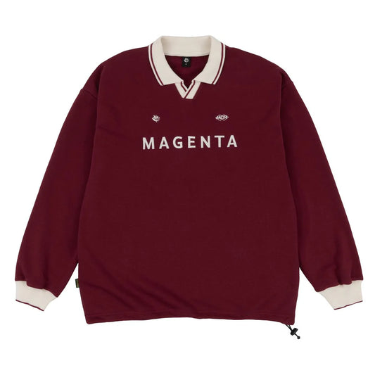 Magenta Rimet Polo Burgundy