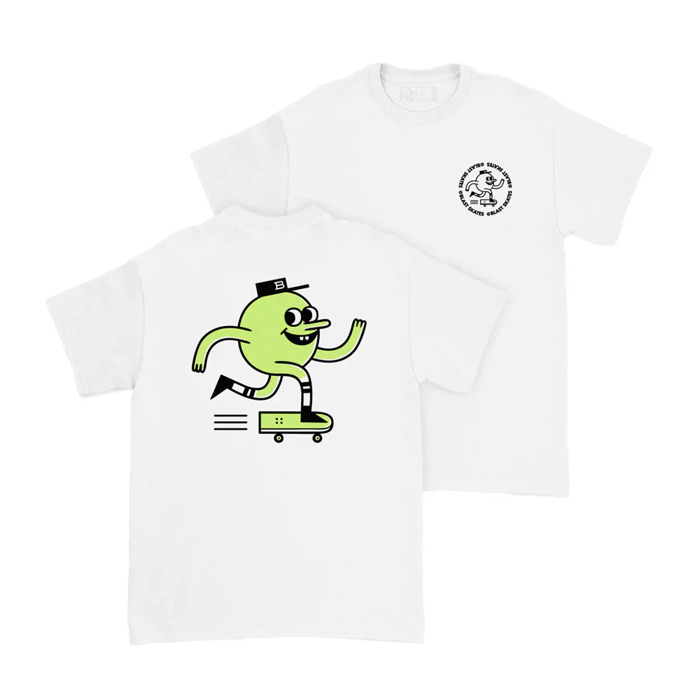Ed Mascot Glow In Dark - T-Shirt - White