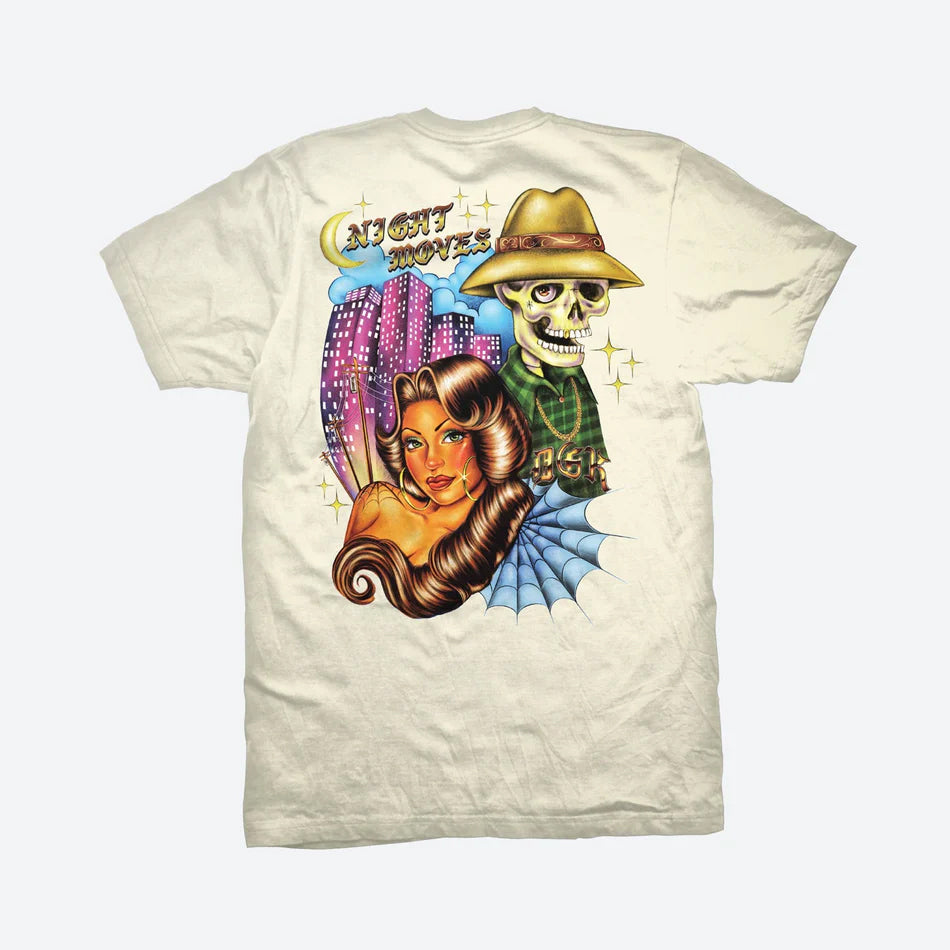 DGK Night Moves Tee Sand