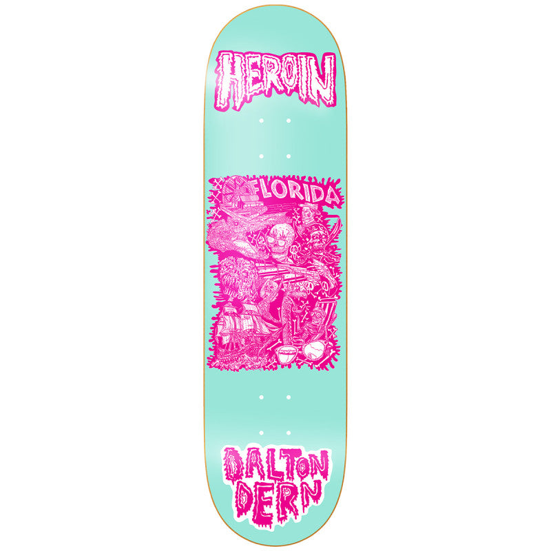 Heroin Dalton Dern Allegory Of Fear Skateboard Deck 8.5