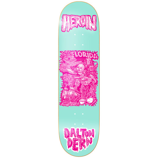 Heroin Dalton Dern Allegory Of Fear Skateboard Deck 8.5