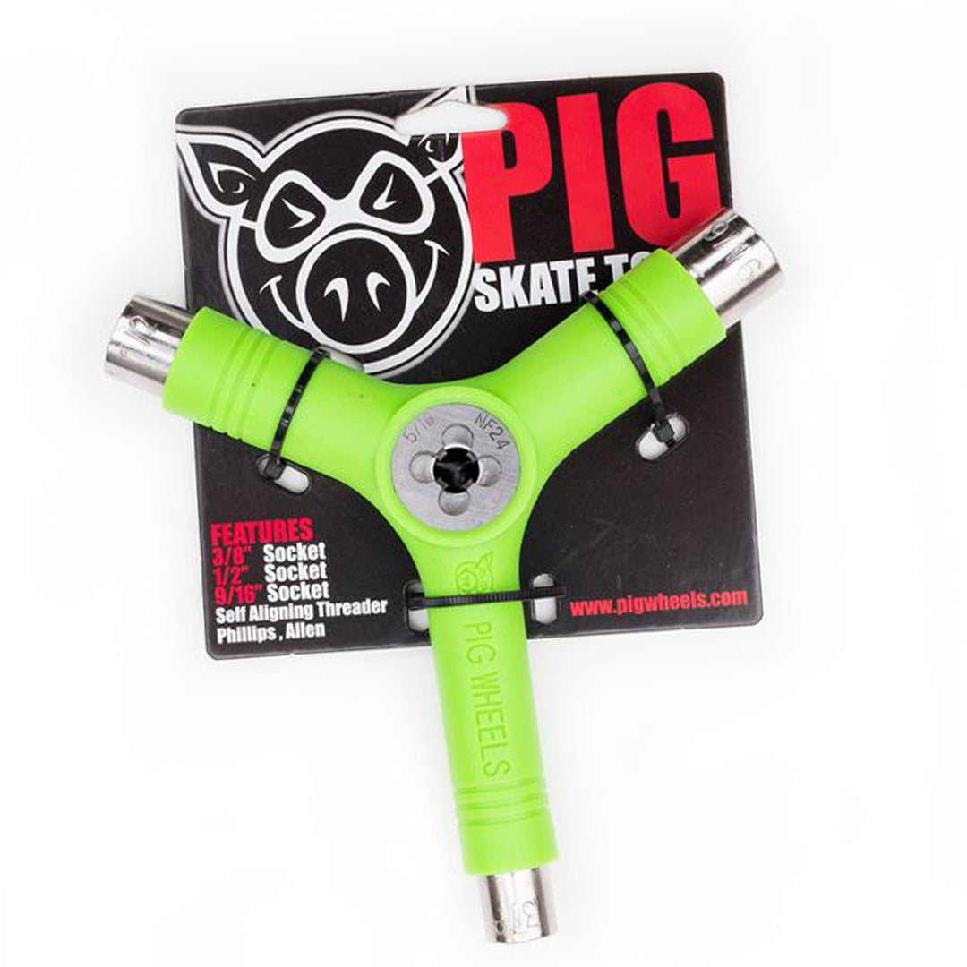 Pig Wheels Tool Green - Skate Tool