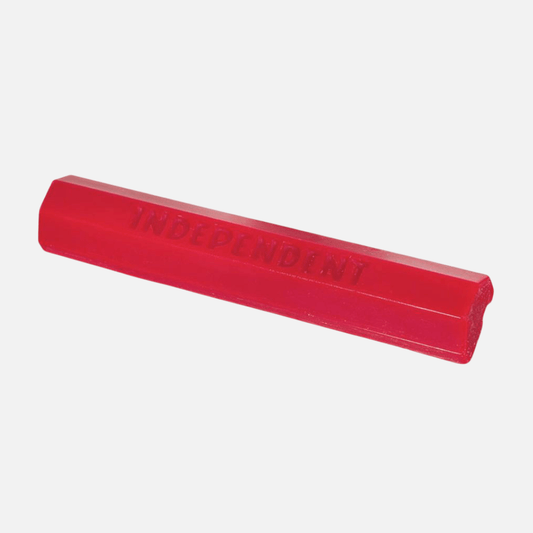 Red rectangular object with 'INDEPENDENT' branding on a white background