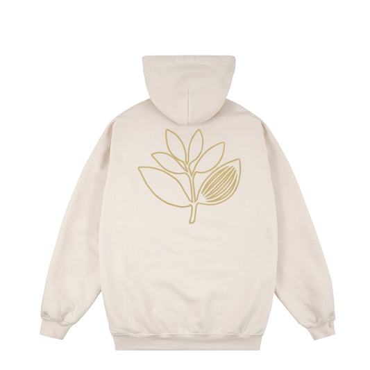 Magenta Outline Hoodie Natural