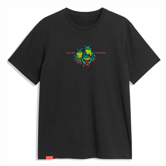 Jacuzzi Unlimited Frogs Tee - Black Jacuzzi Unlimited Frogs Tee - Black