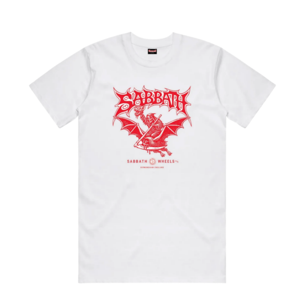 Sabbath Wheels - Decapitation T-Shirt - White