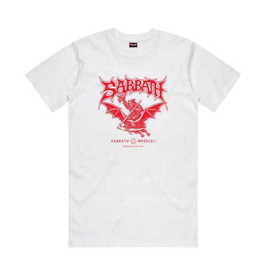 Sabbath Wheels - Decapitation T-Shirt - White
